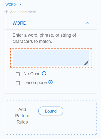 GLASS Studio Define WORD Component