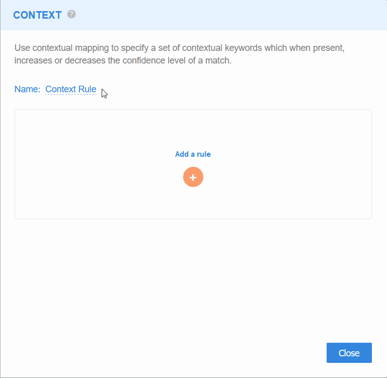 GLASS Studio Create Context Rules