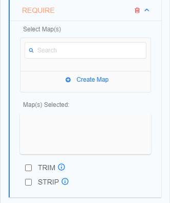 GLASS Studio Add REQUIRE Rule Pane